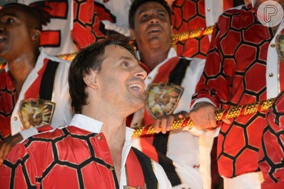 Murilo Rosa desfila na Imperatriz Leopoldinense, que homenageou Zico, grande ídolo do futebol brasileiro, em 4 de março de 2014