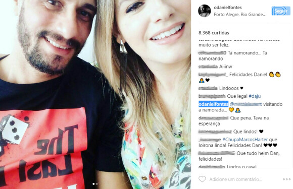 Daniel foi questionado pelos seguidores sobre o que foi fazer em Porto Alegre e respondeu em sua rede social