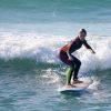 Isabella Santoni mostrou habilidade em manhã de surfe no Rio