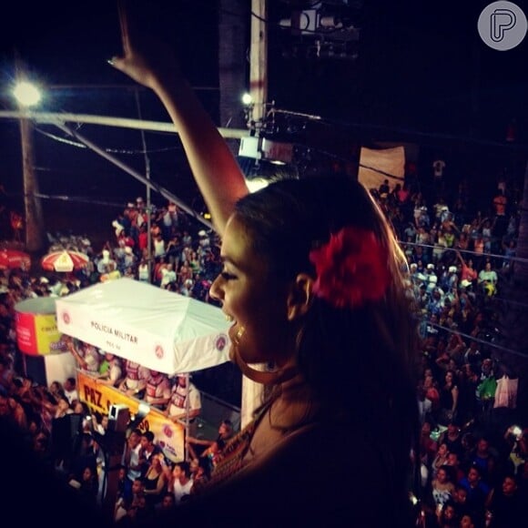 Bruna Marquezine curtiu muito o Carnaval de Salvador