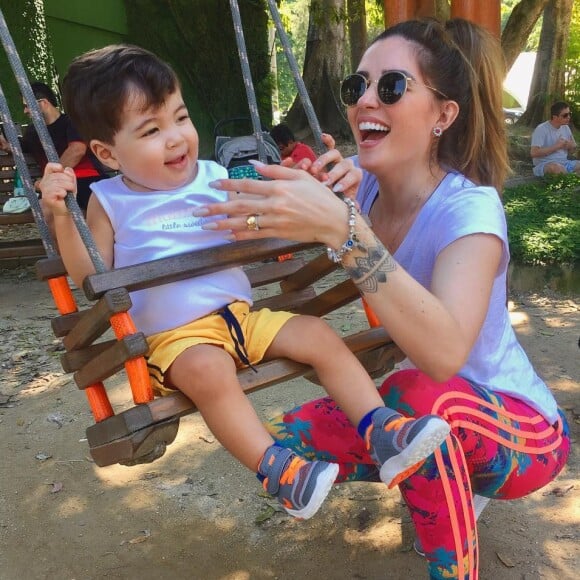 Filho de Aline Gotschalg e Fernando Medeiros, Lucca ganhou uma festa pra lá de animada