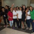 Marinalva Almeida posou com fãs na Arnold Classic South America, em São Paulo