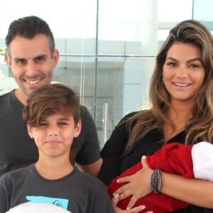 Kelly Key deu à luz em janeiro em uma maternidade no Rio de Janeiro