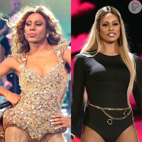 Ícaro Silva foi comparado a Laverne Cox ao se vestir de Beyoncé no quadro 'Show dos Famosos', do 'Domingão do Faustão'