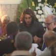 Pablo Morais foi ao velório de Jerry Adriani no Cemitério do Caju, no Rio de Janeiro, nesta segunda-feira, 24 de abril de 2017