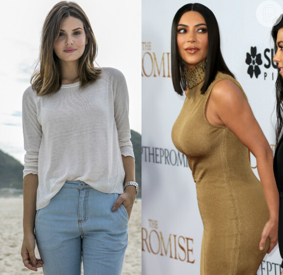 Camila Queiroz defende Kim kardashian: 'Com sol não há celulite que se esconda'