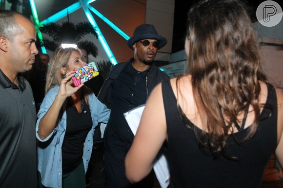 Ludmilla comemora aniversário de 22 anos no buffet Versatilly Festas e Eventos, em Curicica, no Rio de Janeiro, na noite desta quarta-feira, 26 de abril de 2017