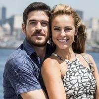 Paolla Oliveira e Marco Pigossi exaltam casal em novela: 'Cheio de humor'