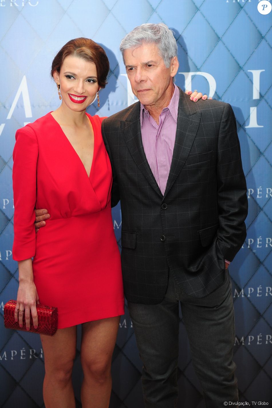 José Mayer é pai da atriz Julia Fajardo, com quem atuou na novela ...