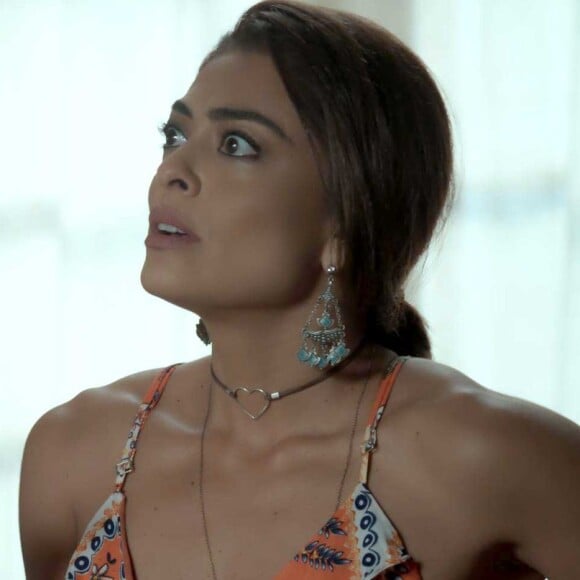 Bibi (Juliana Paes) descobre que Rubinho (Emilio Dantas) não está frenquentando a faculdade e acredita que esteja sendo traída, na novela 'A Força do Querer', a partir de 4 de maio de 2017