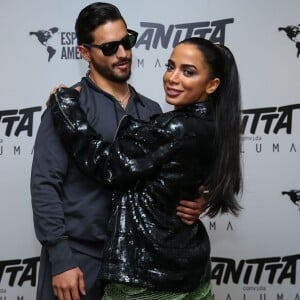 Anitta e Maluma se apresentaram no Espaço das Américas, em São Paulo, na noite de domingo, 30 de abril de 2017