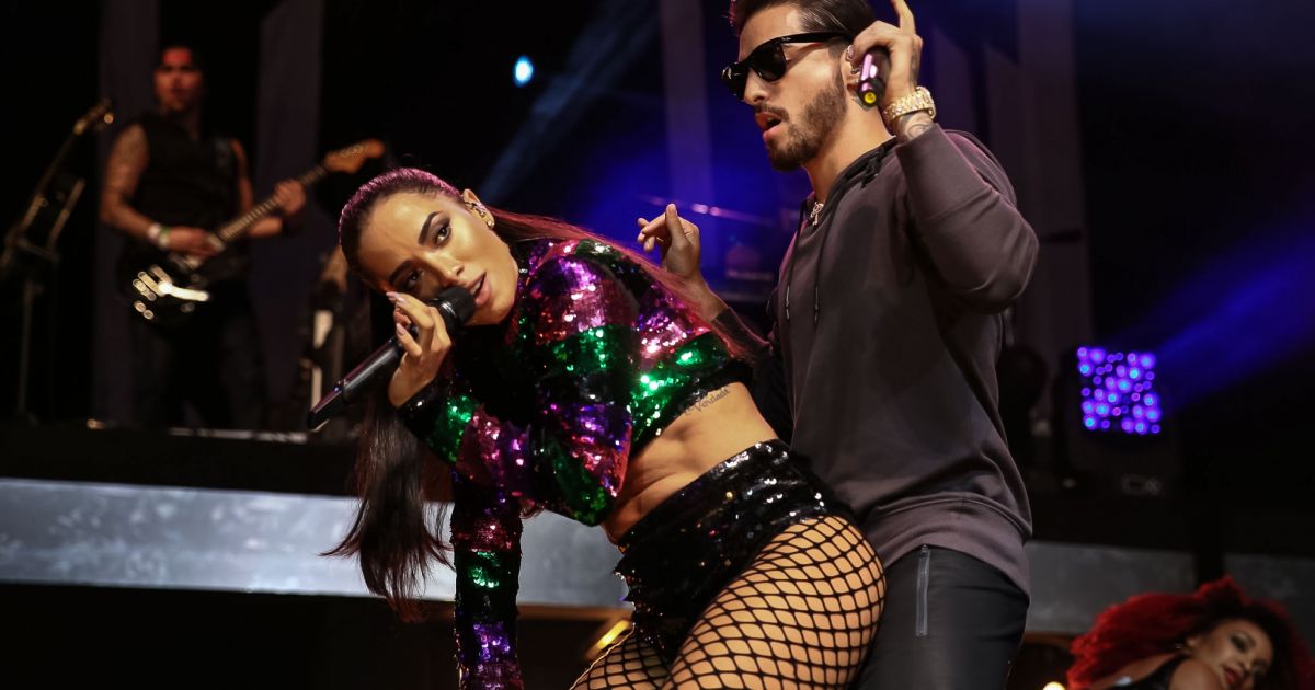 Anitta e Maluma agitaram o público em show no Espaço Américas, em São ...