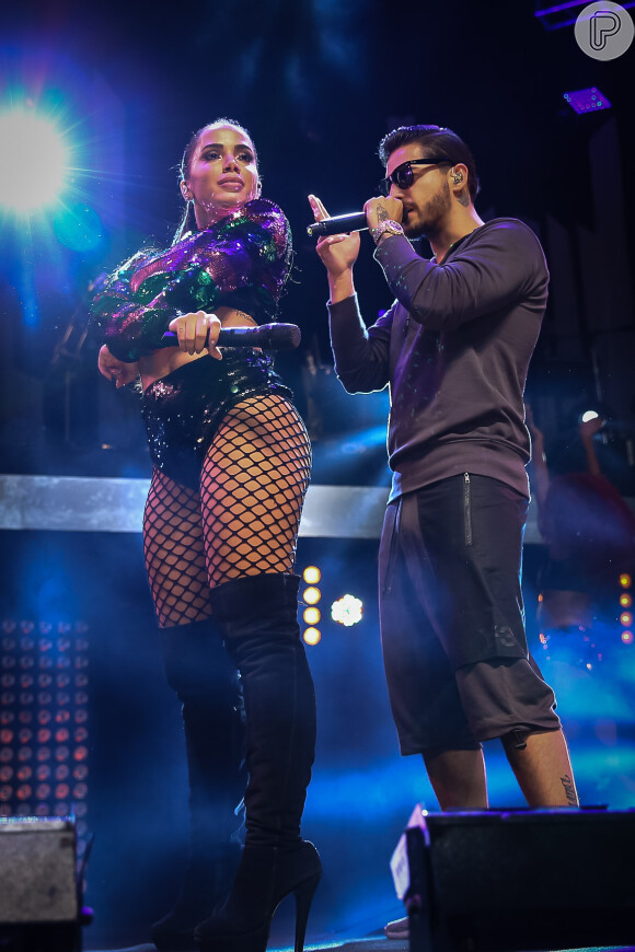 Anitta e Maluma arrasaram durante apresentação no Espaço Américas, em São Paulo