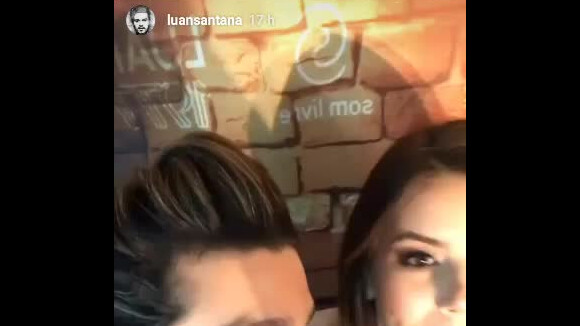 Luan Santana, após dueto com Camila Queiroz em show, elogia atriz nesta segunda (01)