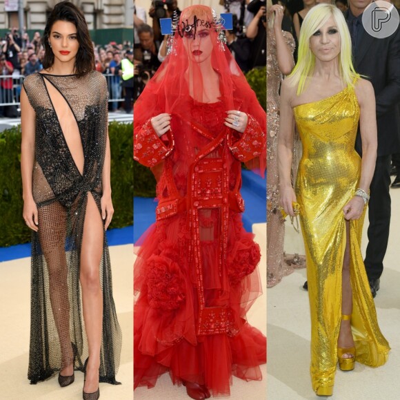 Kendall Jenner, Katy Perry, Donatella Versace e mais! Veja os looks das famosas no MET Gala 2017