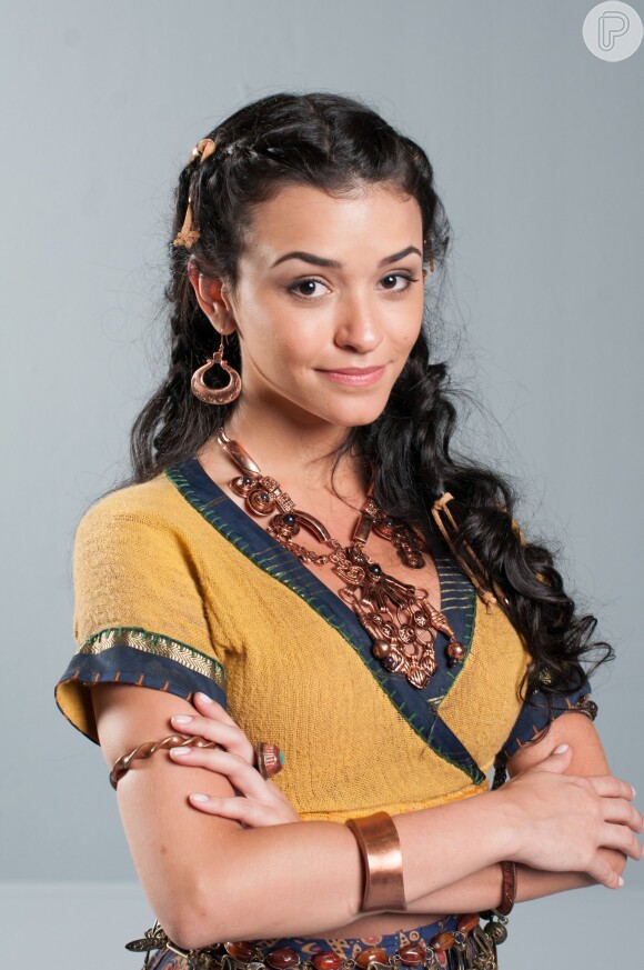 Talita Younan participou das duas temporadas de 'Os Dez Mandamentos' como a romântica Damarina