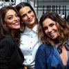 Juliana Paes e Giovanna Antonelli apostaram em looks sexys para o evento da marca Dudalina
