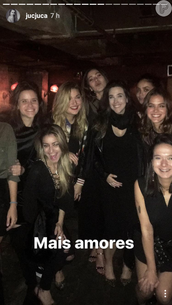 Sasha Meneghel e Bruna Marquezine curtiram o aniversário de uma amiga em Nova York