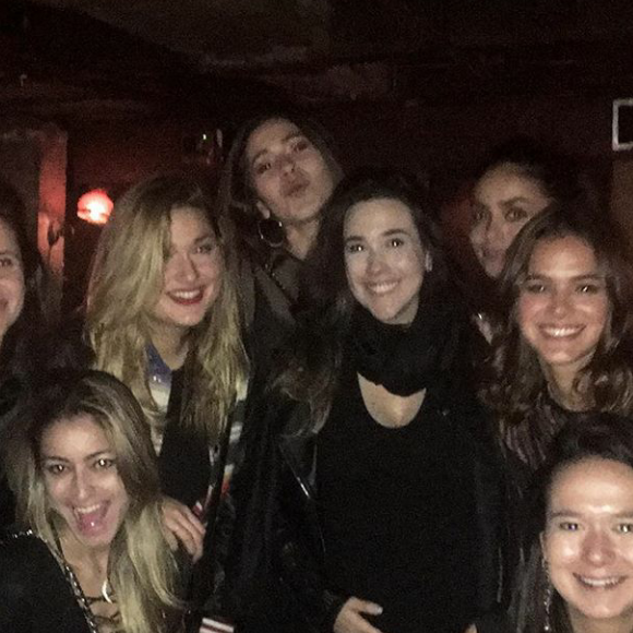 Sasha Meneghel e Bruna Marquezine curtiram o aniversário de uma amiga em Nova York