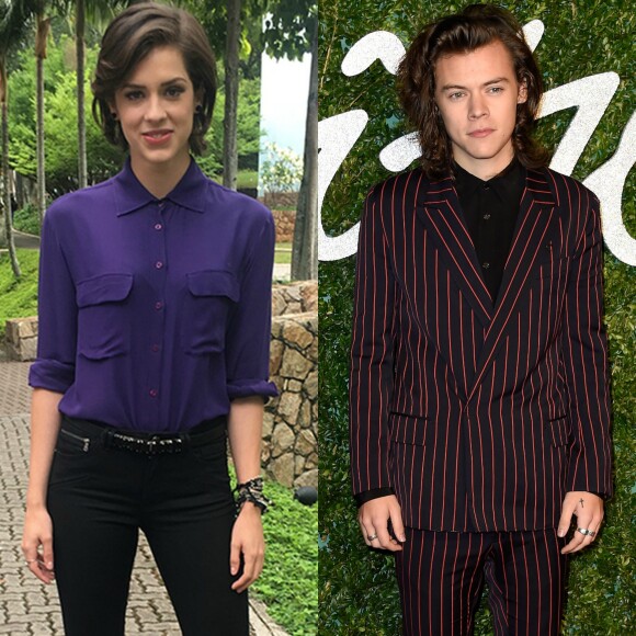 Sophia Abrahão foi comparada a Harry Styles, do One Direction, após uma foto publicada no Instagram. Veja abaixo!