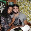 Aline Dias e o namorado, Rodrigo Cupello, estão morando uma nova casa