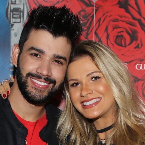 Andressa Suita contou que o marido, Gusttavo Lima, não deve assistir o parto previsto para julho
