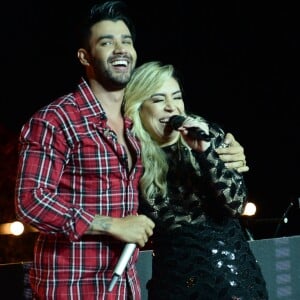 Gusttavo Lima participou do show de Naiara Azevedo