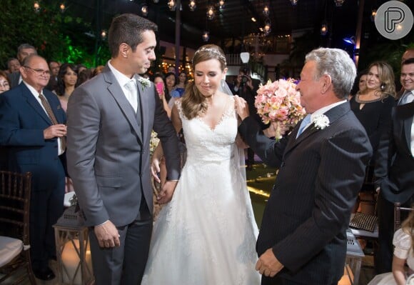 O casamento de Silvana Ramiro com o empesário Rafael Dias foi marcado por muita emoção