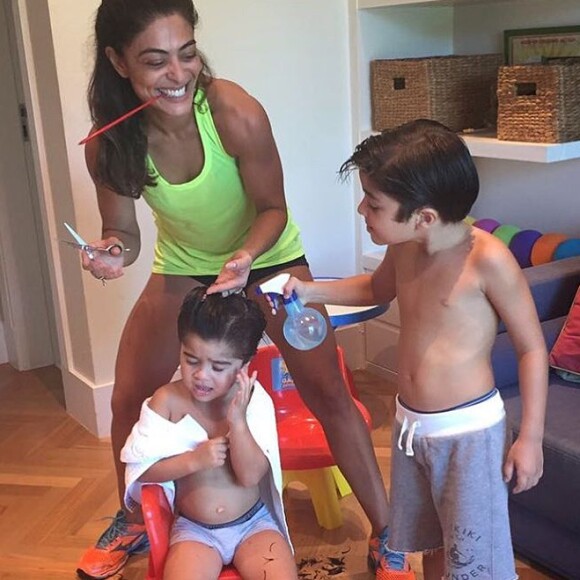 O marido de Juliana Paes lhe presenteou antecipadamente por não estar com a esposa no Dia das Mães