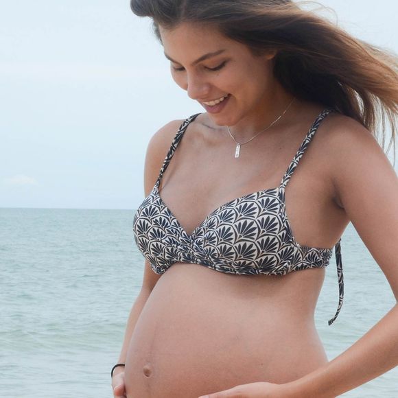 Bruna Hamú brincou ao postar uma foto da gestação: 'Nem consegui postar todas as fotos que tinha feito'