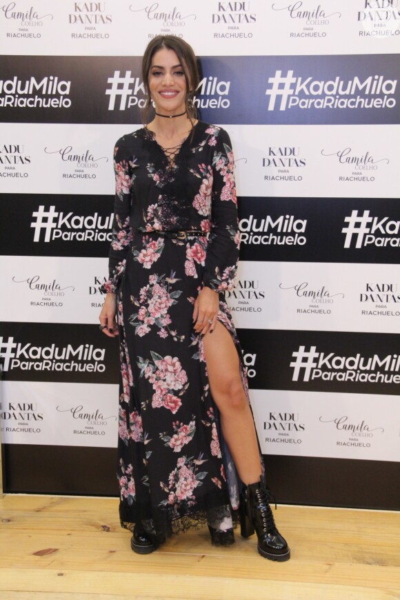 Camila Coelho estreou como estilista para a loja Riachuelo nesta quarta-feira, dia 17 de maio de 2017, em Ipanema, Rio de Janeiro