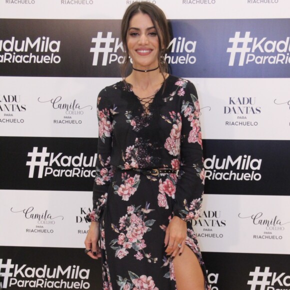 Camila Coelho estreou como estilista para a loja Riachuelo nesta quarta-feira, dia 17 de maio de 2017, em Ipanema, Rio de Janeiro
