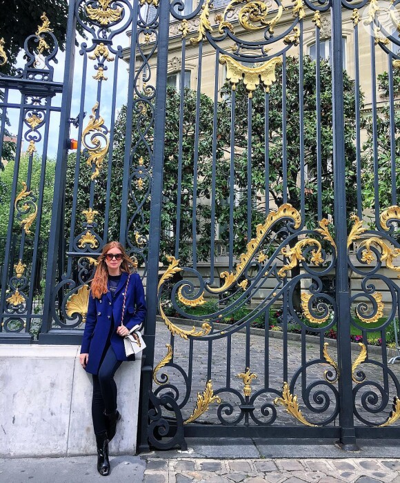 Marina Ruy Barbosa viajou para Paris a trabalho na terça-feira, 16 de maio de 2017