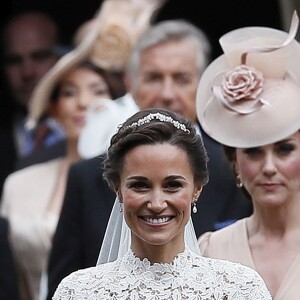Kate, irmã de Pippa Middleton, acompanhou a cerimônia de perto
