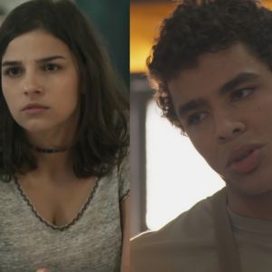 Keyla (Gabriela Medvedovski) é perseguida pelo falso Deco e Tato (Matheus Abreu) leva uma surra ao tentar ajudar a amada em 'Malhação - Viva a Difereça'