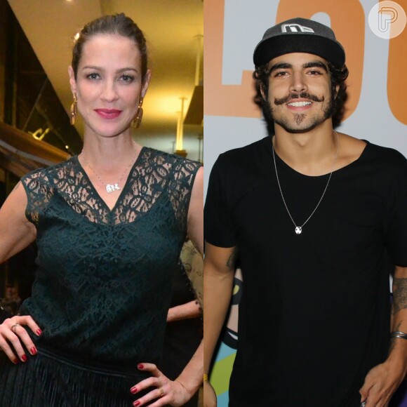 Luana Piovani e Caio Castro serão mãe e filho na novela 'O Sétimo Guardião'. O ator é apenas 12 anos mais novo que a atriz