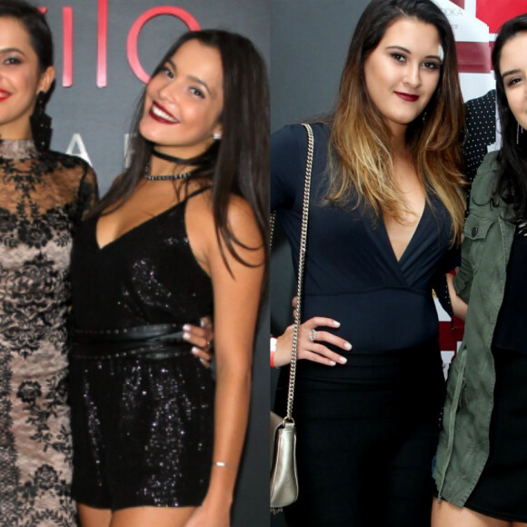 Beatriz e Laura Bonemer, filhas de Fátima Bernardes e William Bonner, seguem amigas de Emilly e Mayla