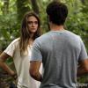 Lili (Juliana Paiva) diz a William (Thiago Rodrigues) que vai ajudá-lo a conseguir provas contra LC (Antonio Calloni), em 'Além do Horizonte'