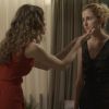 Joyce (Maria Fernanda Cândido), mãe de Ivana (Carol Duarte), tenta convencer a filha a ser mais feminina em 'A Força do Querer'