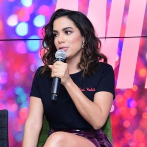 Anitta lança clipe 'Paradinha' e nega saia-justa com Iggy Azalea em coletiva nesta quarta-feira, dia 31 de maio de 2017