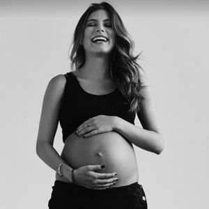 'Não tive dilatação para o parto normal', explicou Bruna Hamú