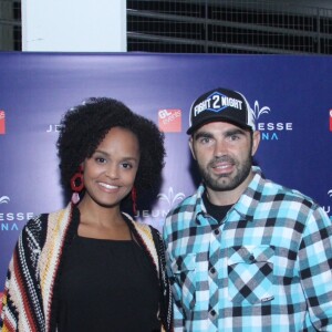 Chico Salgado e Cintia Rosa vão ao evento do UFC na Barra da Tijuca, Zona Oeste do Rio de Janeiro