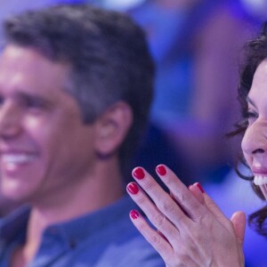 Maria Clara Gueiros se emocionou durante sua participação no programa 'Tamanho Família'