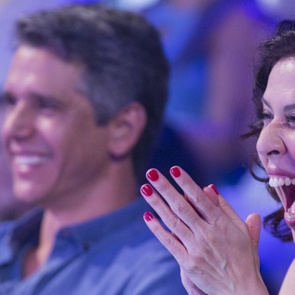 Maria Clara Gueiros se emocionou durante sua participação no programa 'Tamanho Família'