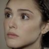 Anna (Isabelle Drummond) se desespera com medo do que Thomas (Gabriel Braga Nunes) possa fazer com sua filha, na novela 'Novo Mundo'
