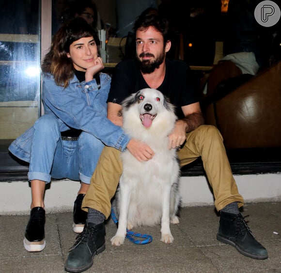 Fernanda Paes Leme é dona do cachorro Google, da raça border collie