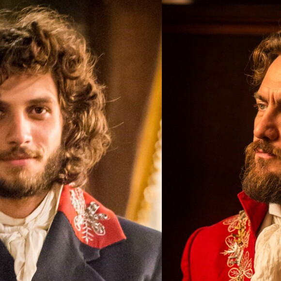 Thomas (Gabriel Braga Nunes) marca encontro com Joaquim (Chay Suede) se passando por Anna (Isabelle Drummond) e ameaça a vida da mocinha para obrigá-lo a aceitar um acordo, na novela 'Novo Mundo', a partir de 16 de junho de 2017