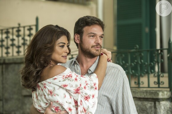 Bibi (Juliana Paes) e Rubinho (Emílio Dantas) vão morar em um apartamento de luxo após fugirem da polícia na novela 'A Força do Querer'