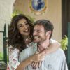 Bibi (Juliana Paes) e Rubinho (Emilio Dantas) conseguem escapar de Jeiza (Paolla Oliveira), em uma na novela 'A Força do Querer'