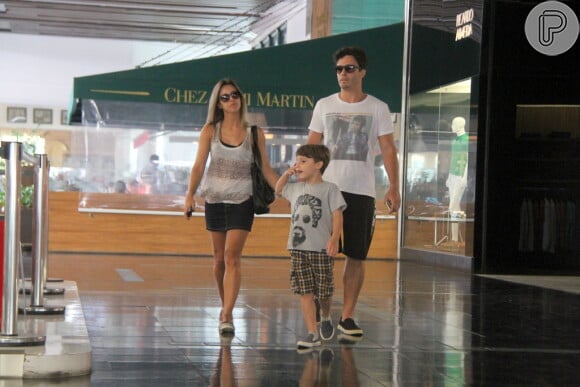 Cris Dias e Thiago Rodrigues são pais de Gabriel, de 8 anos